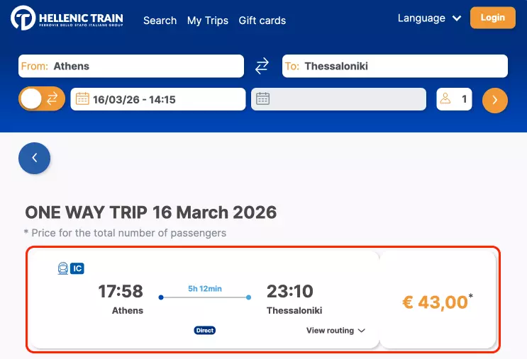 Connection selection